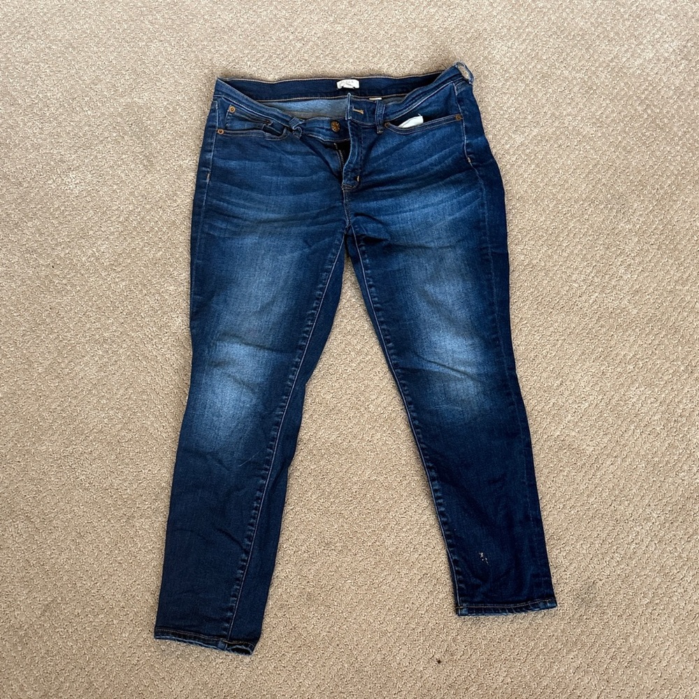 Women's Blue Jeans J crew stretch
